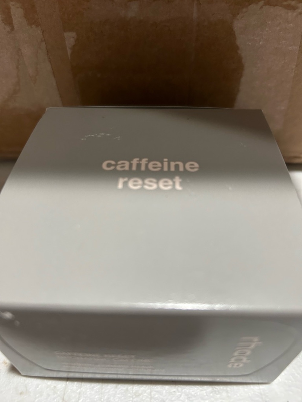 RHODE caffeine reset cream in light gray - Picture 3 of 3